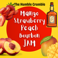 Mango Strawberry Peach Bourbon Jam