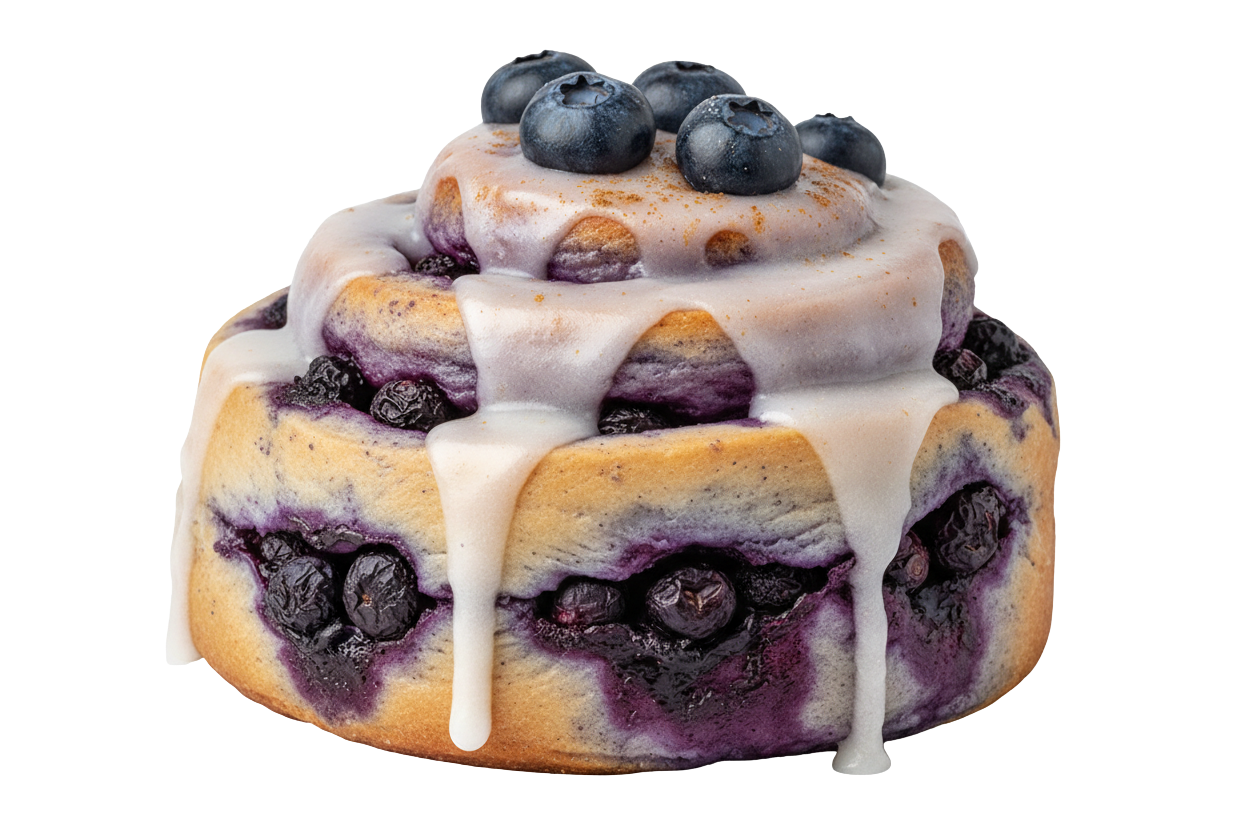 Blueberry Cinnamon Roll