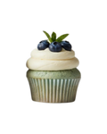 Blueberry Cloud Cupcake